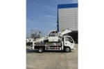 ISUZU 100P 28 meter straight arm telescopic aerial work platform