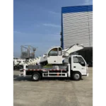 ISUZU 100P 28 meter straight arm telescopic aerial work platform