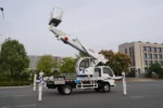 ISUZU 100P 30 meter straight arm telescopic aerial work platform
