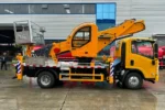 ISUZU KV100 30 meter straight arm telescopic aerial work platform